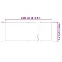 Toldo vertical blanco 140x1200 cm tela oxford