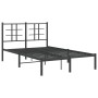 Bettgestell mit schwarzem Metallkopfteil 120x200 cm von , Betten und Lattenroste - Ref: Foro24-355559, Preis: 98,06 €, Rabatt: %