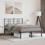 Bettgestell mit schwarzem Metallkopfteil 120x200 cm von , Betten und Lattenroste - Ref: Foro24-355559, Preis: 98,06 €, Rabatt: %