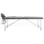 2-Zonen-Massageliege anthrazitfarbenes Aluminiumgestell 186x68 cm von vidaXL, Massageliegen - Ref: Foro24-110174, Preis: 185,...