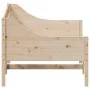 Sofá cama de madera maciza de pino 75x190 cm de , Camas y somieres - Ref: Foro24-842842, Precio: 119,64 €, Descuento: %