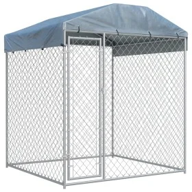Außenhütte mit Markise 193x193x225 cm von vidaXL, Hundehütten und Zäune - Ref: Foro24-145026, Preis: 303,37 €, Rabatt: %