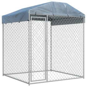 Außenhütte mit Markise 193x193x225 cm von vidaXL, Hundehütten und Zäune - Ref: Foro24-145026, Preis: 308,15 €, Rabatt: %