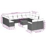 Juego de sofás jardín con cojines beige mezcla 13 pzas ratán PE by , Garden sets - Ref: Foro24-3226451, Price: 762,72 €, Disc...