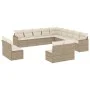 Set sofás de jardín con cojines 13 pzas ratán sintético beige by , Garden sets - Ref: Foro24-3226485, Price: 893,10 €, Discou...