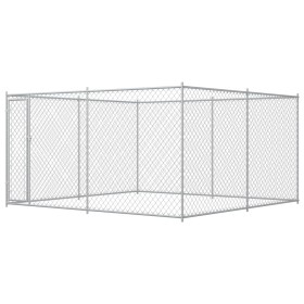 Zwinger für den Außenbereich 383x383x185 cm von vidaXL, Hundehütten und Zäune - Ref: Foro24-145028, Preis: 356,22 €, Rabatt: %