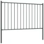 Panel valla y postes acero recubrimiento polvo gris 1,7x1,25m de vidaXL, Paneles de vallas - Ref: Foro24-145214, Precio: 61,1...