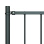 Fence panel and steel posts gray powder coating 1.7x1.25m by vidaXL, fence panels - Ref: Foro24-145214, Price: 64,86 €, Disco...