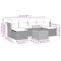 Set sofás de jardín 7 piezas y cojines ratán sintético beige by , Garden sets - Ref: Foro24-3256100, Price: 444,18 €, Discoun...
