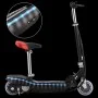 Electric scooter with seat and LED 120 W black by vidaXL, Scooters - Ref: Foro24-91962, Price: 134,50 €, Discount: %