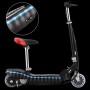 Patinete eléctrico con asiento y LED 120 W negro