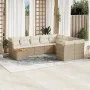 Juego de sofás jardín con cojines beige 10 pzas ratán sintético by , Garden sets - Ref: Foro24-3256156, Price: 662,22 €, Disc...