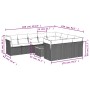 Set de sofás de jardín 11 pzas y cojines ratán sintético negro by , Garden sets - Ref: Foro24-3256168, Price: 630,97 €, Disco...