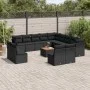 Set sofás de jardín 14 pzas con cojines ratán sintético negro by , Garden sets - Ref: Foro24-3256265, Price: 837,74 €, Discou...