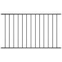Panel de valla de acero con recubrimiento polvo negro 1,7x1,25m de vidaXL, Paneles de vallas - Ref: Foro24-145220, Precio: 52...