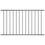 Panel de valla de acero con recubrimiento polvo negro 1,7x1,25m de vidaXL, Paneles de vallas - Ref: Foro24-145220, Precio: 47...
