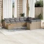 Juego de sofás jardín con cojines beige 10 pzas ratán sintético by , Garden sets - Ref: Foro24-3256619, Price: 671,03 €, Disc...