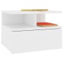 Schwebender Nachttisch aus weißem Sperrholz, 40 x 31 x 27 cm von vidaXL, Nachttische - Ref: Foro24-800405, Preis: 43,51 €, Ra...