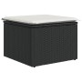 Set de sofás de jardín 10 pzas cojines ratán sintético negro by , Garden sets - Ref: Foro24-3256665, Price: 590,65 €, Discoun...