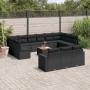 Set sofás de jardín 14 pzas con cojines ratán sintético negro by , Garden sets - Ref: Foro24-3256692, Price: 870,34 €, Discou...