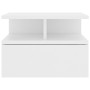 Schwebender Nachttisch aus weißem Sperrholz, 40 x 31 x 27 cm von vidaXL, Nachttische - Ref: Foro24-800405, Preis: 43,51 €, Ra...