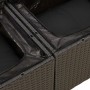 Gartensofagarnitur 11-teilig mit schwarzen Kissen aus synthetischem Rattan von , Gartensets - Ref: Foro24-3256741, Preis: 707...