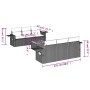 Set de comedor de jardín 7 pzas y cojines ratán sintético negro by , Garden sets - Ref: Foro24-3256783, Price: 524,74 €, Disc...