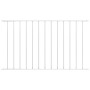 Panel de valla de acero con recubrimiento polvo blanco 1,7x1 m de vidaXL, Paneles de vallas - Ref: Foro24-145225, Precio: 44,...