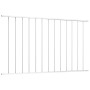 Panel de valla de acero con recubrimiento polvo blanco 1,7x1 m de vidaXL, Paneles de vallas - Ref: Foro24-145225, Precio: 44,...