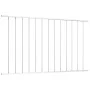 Weiß pulverbeschichtetes Stahlzaunelement 1,7 x 1 m von vidaXL, Zaunpaneele - Ref: Foro24-145225, Preis: 41,08 €, Rabatt: %