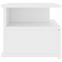 Schwebender Nachttisch aus weißem Sperrholz, 40 x 31 x 27 cm von vidaXL, Nachttische - Ref: Foro24-800405, Preis: 43,51 €, Ra...