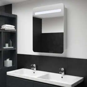 Badezimmerschrank mit LED-Spiegel 60x11x80 cm von vidaXL, Badezimmerwaschtische - Ref: Foro24-285118, Preis: 160,25 €, Rabatt: %