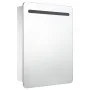 Mueble de baño con espejo LED 60x11x80 cm de vidaXL, Tocadores de baño - Ref: Foro24-285118, Precio: 160,25 €, Descuento: %