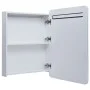 Mueble de baño con espejo LED 60x11x80 cm de vidaXL, Tocadores de baño - Ref: Foro24-285118, Precio: 160,25 €, Descuento: %