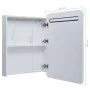 Mueble de baño con espejo LED 60x11x80 cm de vidaXL, Tocadores de baño - Ref: Foro24-285118, Precio: 160,25 €, Descuento: %