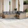 Juego de sofás jardín con cojines beige 10 pzas ratán sintético by , Garden sets - Ref: Foro24-3257060, Price: 672,18 €, Disc...