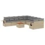 Gartensofagarnitur mit beigen Kissen, 11-teilig, aus PE-Rattan-Mischung. von , Gartensets - Ref: Foro24-3257088, Preis: 681,0...