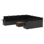 Set de sofás de jardín 12 piezas cojines ratán sintético negro by , Garden sets - Ref: Foro24-3257119, Price: 804,70 €, Disco...