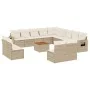Set sofás de jardín 14 pzas con cojines ratán sintético beige by , Garden sets - Ref: Foro24-3257150, Price: 954,99 €, Discou...