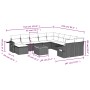 Set de sofás de jardín y cojines 12 pzas ratán sintético beige by , Garden sets - Ref: Foro24-3257192, Price: 825,97 €, Disco...