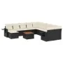 Set mit 14 Gartensofas mit schwarzen Kissen aus synthetischem Rattan von , Gartensets - Ref: Foro24-3257190, Preis: 723,59 €,...