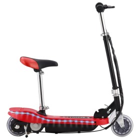 Patinete eléctrico con asiento y LED rojo 120 W