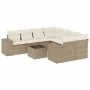 Set de sofás de jardín 9 pzas con cojines ratán sintético beige de , Conjuntos de jardín - Ref: Foro24-3254695, Precio: 666,0...
