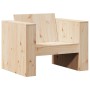 Sofá de jardín madera maciza de pino 79x60x62 cm by , Outdoor sofas - Ref: Foro24-832365, Price: 94,97 €, Discount: %