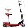 Electric scooter with seat and red LED 120 W by vidaXL, Scooters - Ref: Foro24-91961, Price: 129,71 €, Discount: %