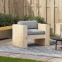 Massives Kiefernholz-Gartensofa 79x60x62 cm von , Outdoor-Sofas - Ref: Foro24-832365, Preis: 93,69 €, Rabatt: %