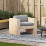 Sofá de jardín madera maciza de pino 79x60x62 cm by , Outdoor sofas - Ref: Foro24-832365, Price: 94,97 €, Discount: %