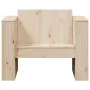 Sofá de jardín madera maciza de pino 79x60x62 cm de , Sofás de exterior - Ref: Foro24-832365, Precio: 93,55 €, Descuento: %