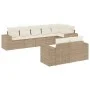 Juego de sofás de jardín con cojines beige 8 pzas ratán PE by , Garden sets - Ref: Foro24-3255155, Price: 670,15 €, Discount: %