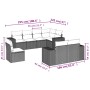 Juego de sofás de jardín con cojines beige 8 pzas ratán PE by , Garden sets - Ref: Foro24-3255176, Price: 598,27 €, Discount: %